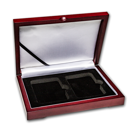 Wooden Slab Storage Box - Two Slab (Sedona Red) Wooden Slab Storage Box - Two Slab (Sedona Red)